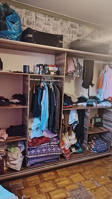 taxt dəmiri: 2 qapılı, Güzgülü, Qəhvəyi, Taxta, Kupe, Düz dolab — 3