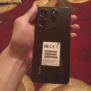 телефон fly q: Redmi Note 14, 128 ГБ, цвет - Черный, Две SIM карты — 2