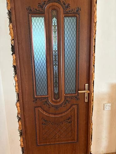 nar 1 saat: Yataq otağı üçün İşlənmiş Otaq qapısı Plintus ilə, Ünvandan götürmə — 4