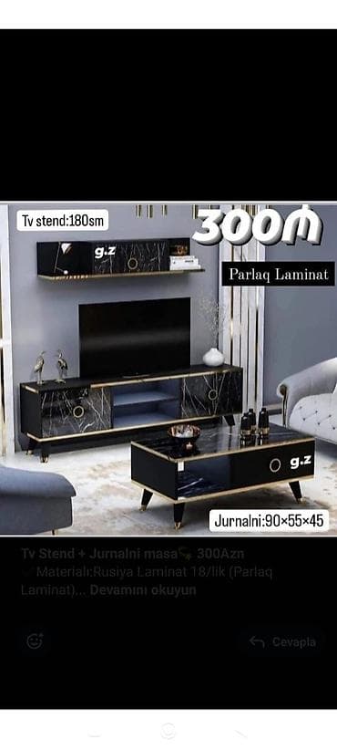 Yeni, Düz TV altlığı, Polkalı, Laminat