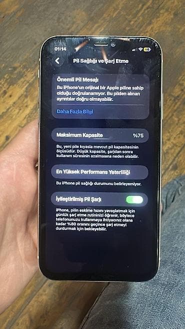 asus rog 5s: IPhone 11, 128 GB, Ağ, Qırıq — 5