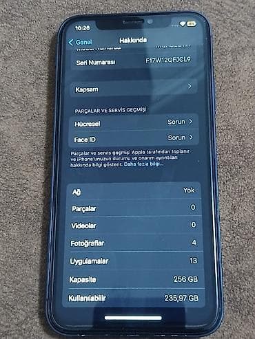 xiaomi redmi note 8 pro optimal: IPhone X, 256 GB, Mavi, Simsiz şarj — 6