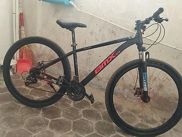 velosiped kameri: BMX STC dağ velosipedi - Rəng: mat qara, qırmızı loqo və qırmızı — 7
