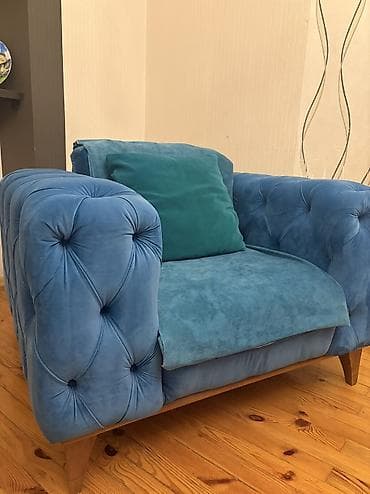 Yeni, Kreslo, Vеlur parça, Kredit yoxdur, Çatdırılma yoxdur