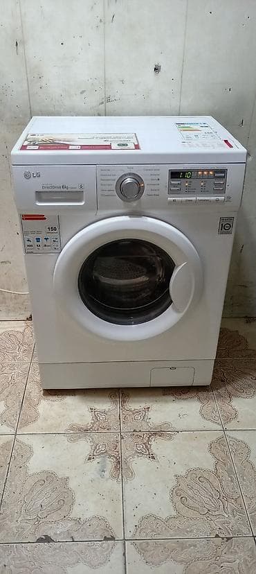 Paltaryuyan maşın LG, 6 kq, İşlənmiş, Avtomat, Qurutma var, Ödənişli çatdırılma lalafo.az -da Paltaryuyan maşın LG, 6 kq, İşlənmiş, Avtomat, Qurutma var, Ödənişli çatdırılma
