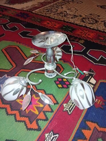 ucuz lüsturlar: Çılçıraq, 3 lampa, Şüşə — 1