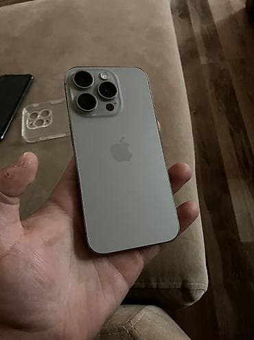 iphonelər: IPhone 15 Pro, 128 GB, Natural Titanium, Simsiz şarj, Face ID, Sənədlərlə — 2