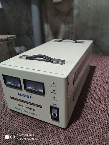 stabilizator ustasi: ANDELI SVC-5000VA – Avtomatik Gərginlik Tənzimləyicisi (AC AVR) İŞLEK — 2