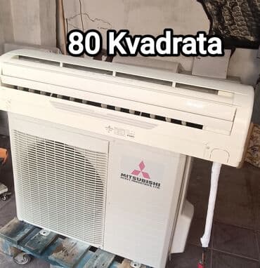 Zərərvericilərə qarşı mübarizə aparatları: Kondisioner Mitsubishi, İşlənmiş, 70-80 kv. m, Split sistem, Ödənişli quraşdırma — 1