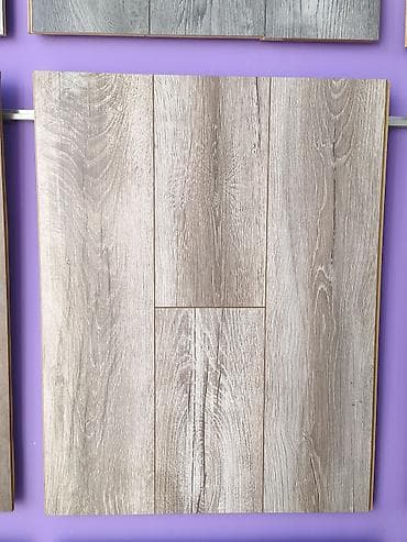 laminat mebel: Açıq boz palıd teksturalı döşəmə paneli - Material: laminat döşəmə — 1