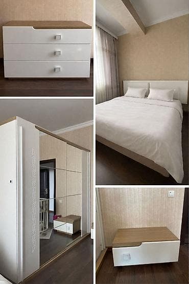 İkinəfərlik çarpayı, Dolab, Termo, 2 tumba, İşlənmiş — 1