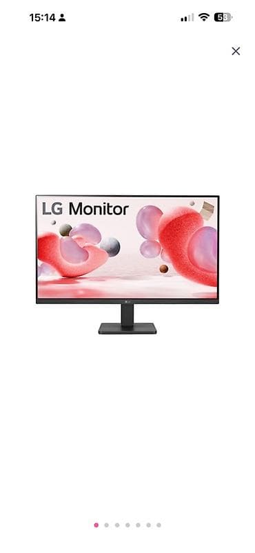 27 düymlük LG 27MR400-B.AMAQ monitoru 1920 x 1080 ekran çözünürlüğü və
