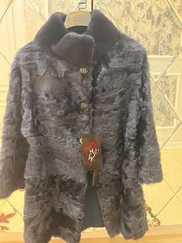 шуба норковая новая: Yeni karakul şuba. İtaliya brendidir. MalaMati. Tünd göy rəngdir — 4