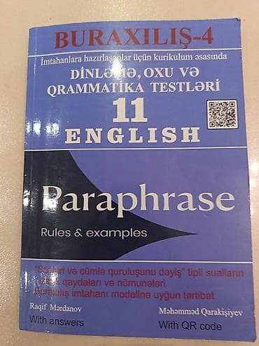 Testlər: Məhsul: “Buraxılış-4 — Dinləmə, Oxu və Qrammatika Testləri, 11 — 1