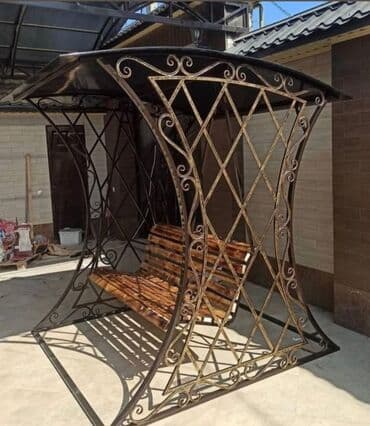 Yelləncəklər: Yeni, Skamya-yelləncəl, Zontikli, Metal — 5