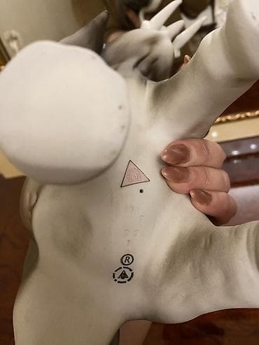 alçıpan figura: Fiqur, Keramika, rəng - Boz — 2