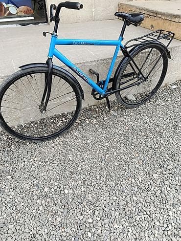 Şəhər tipli velosiped – MTB Shimano - Rəng: mavi/göy çərçivə, qara