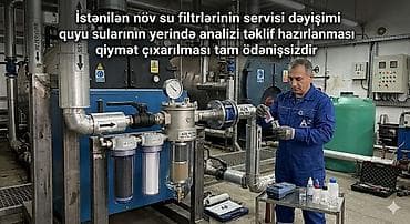 Su filtrləri servisi və su analizi xidməti - İstənilən növ su lalafo.az -da Su filtrləri servisi və su analizi xidməti - İstənilən növ su