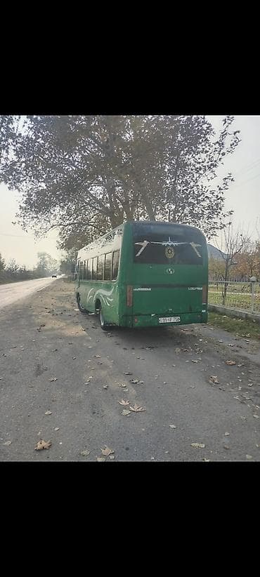 07 satılır: Yaşıl rəngli kiçik şəhər/marşrut avtobusu - Marka/model: Higer (kiçik — 2
