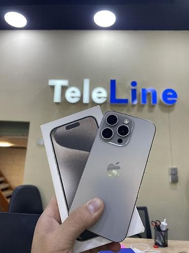 apple watch series 1: IPhone 15 Pro, 256 GB, Natural Titanium, Zəmanət, Simsiz şarj, Face ID — 1