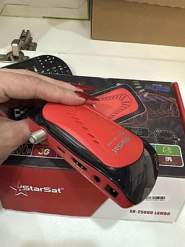 hd krosna aparati satilir: StarSat SR-250HD Lambo rəqəmsal TV qəbuledicisi - Full HD 1080p — 3