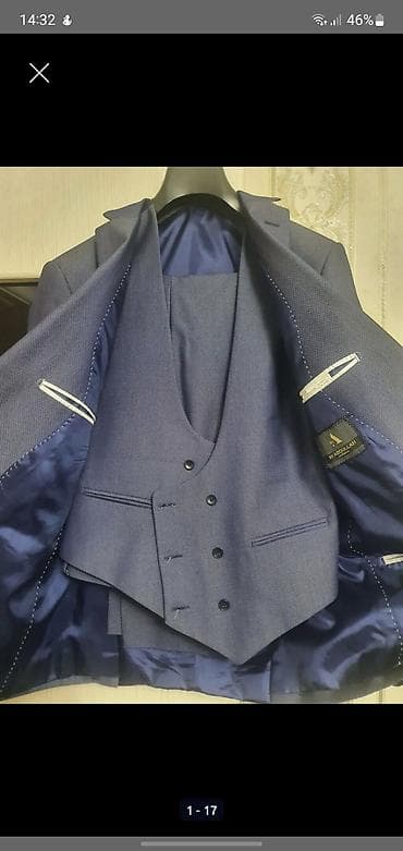 Kişi kostyum dəsti – By ABDULLAH exclusive - Rəng: tünd mavi (navy)
