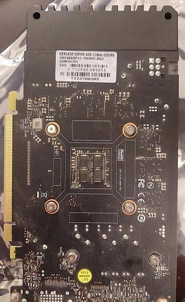 komputer ekrani: Videokart GeForce GTX 1650 Super, 4 GB, İşlənmiş — 4