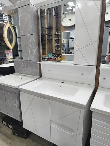 Müasir dizaynlı hamam mebeli dəsti: - Üst hissə: geniş keramik — 1