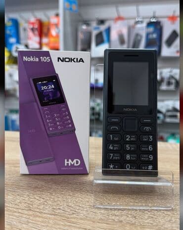 Nəfəs alətləri: Yeni nokia 105 4G sade telefon Upakofkada say var — 1