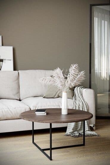 Yumru masa, Təkərsiz, Teksturalı laminat, Rusiya, Ödənişli çatdırılma — 1