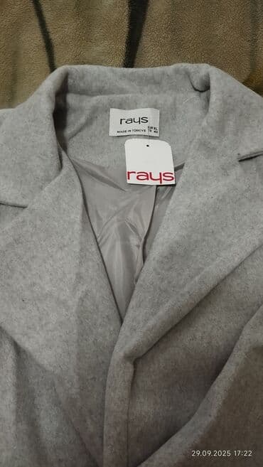 пальто loreta турция: Пальто, XL, цвет - Серый — 3