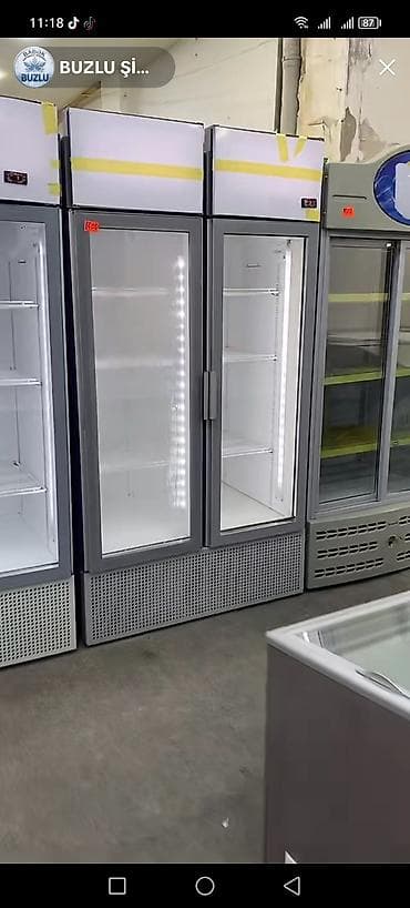 Mağaza və iaşə obyektləri üçün şüşə qapılı vitrin soyuducular - Tip — 1