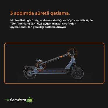 elektron somakat: Elektrik samokat KingSong N12 scooter skuter 🛴 Samokatda öz səfəri — 7