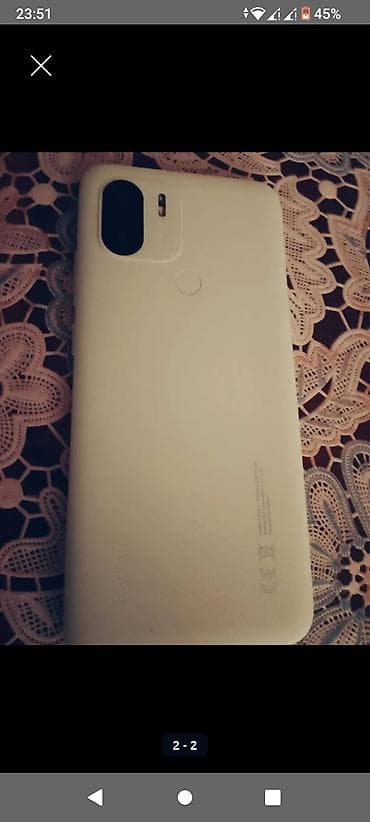 honur telfonu: Redmi A2+, 32 GB, rəng - Ağ, Barmaq izi — 2