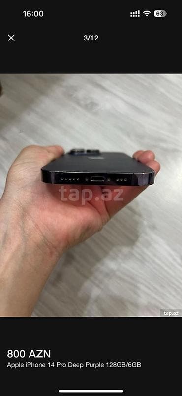iphone 6 es: IPhone 14 Pro, 128 GB, Deep Purple — 2