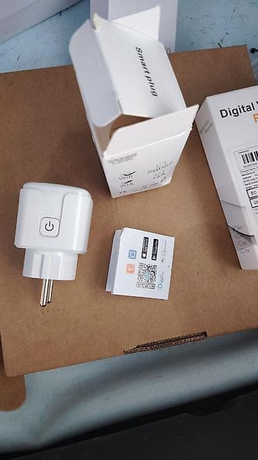 Ağıllı rozetka – Wi‑Fi/Zigbee qoşulan model. Say çoxdur