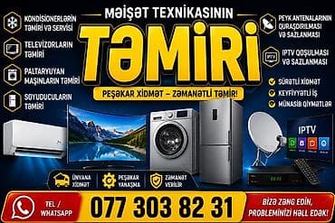 https:promo.bizon.az: Məişət texnikasının təmiri və quraşdırılması xidməti Xidmət sahələri — 1