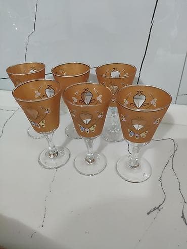 ataturk ciceyi: Kolleksiya üçün çox keyfiyyətli fincan və qədəh seti satılır : - 2 — 4