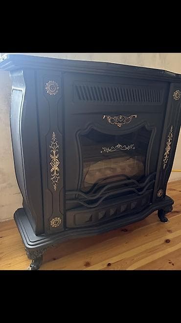 Kamin Peçi, yanacaq - Qaz