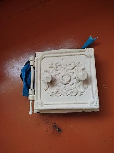 peç: Döküm soba/peç üçün dekorativ ön qapı Qedmi cgun. - Material: ağır — 1
