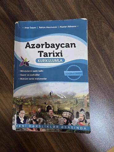 Məhsul: “Azərbaycan Tarixi – Kurikulumla” kitabı Müəlliflər: Anar lalafo.az -da Məhsul: “Azərbaycan Tarixi – Kurikulumla” kitabı Müəlliflər: Anar