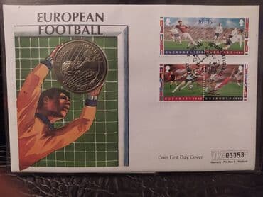 üstündə gerb olan qəpiklər: 5 funt Elizabeth II "Anatoliy Banişevskiy" 5 funt Guernsey, Elizabeth — 2