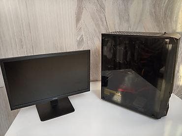 hhd: Komplekt masaüstü kompüter + monitor Komponentlər: - Videokart: ASUS — 2