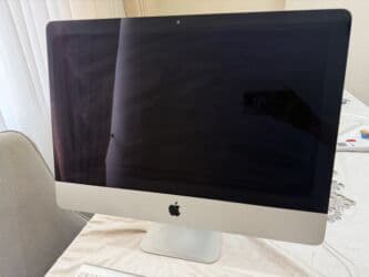 magic mouse: Apple iMac All‑in‑One kompüter - Ekran: 21.5" (şüşə ön panel, qara — 7