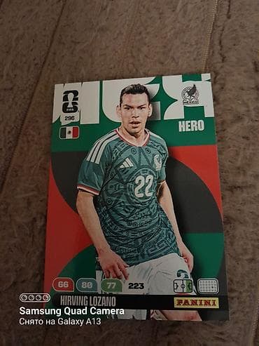 panini: Panini futbol kolleksiya kartı – Hirving Lozano (Meksika milli — 1