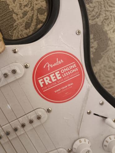 Velosiped aksesuarları: Elektron gitara, Fender, 6 sim, İşlənmiş, Ünvandan götürmə, Ödənişli çatdırılma — 5