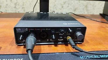 elektron gitara satisi: Steinberg UR22C USB 3.0 audio interfeysi Xüsusiyyətlər: - 32-bit/192 — 2