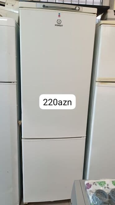 mebel sekilleri: 2 qapılı Indesit Soyuducu Satılır, rəng - Ağ — 1