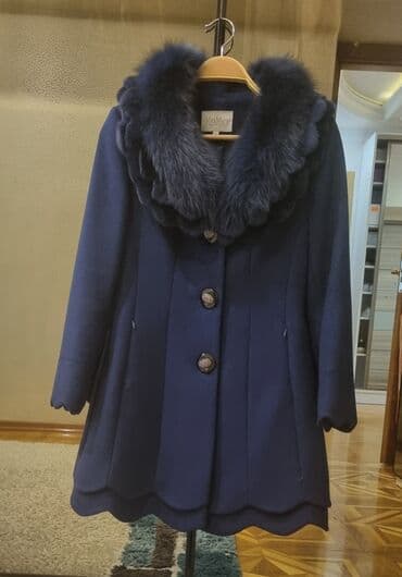 Palto, Max Mara, L, rəng - Göy lalafo.az -da Palto, Max Mara, L, rəng - Göy