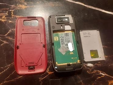 telefon telefon: Nokia E63, < 2 GB Memory Capacity, rəng - Qırmızı, Zəmanət, Düyməli — 7